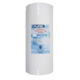 PureT (BVB0987005) 10"x4.5" Spun Polypropylene Sediment 5 Micron Filter