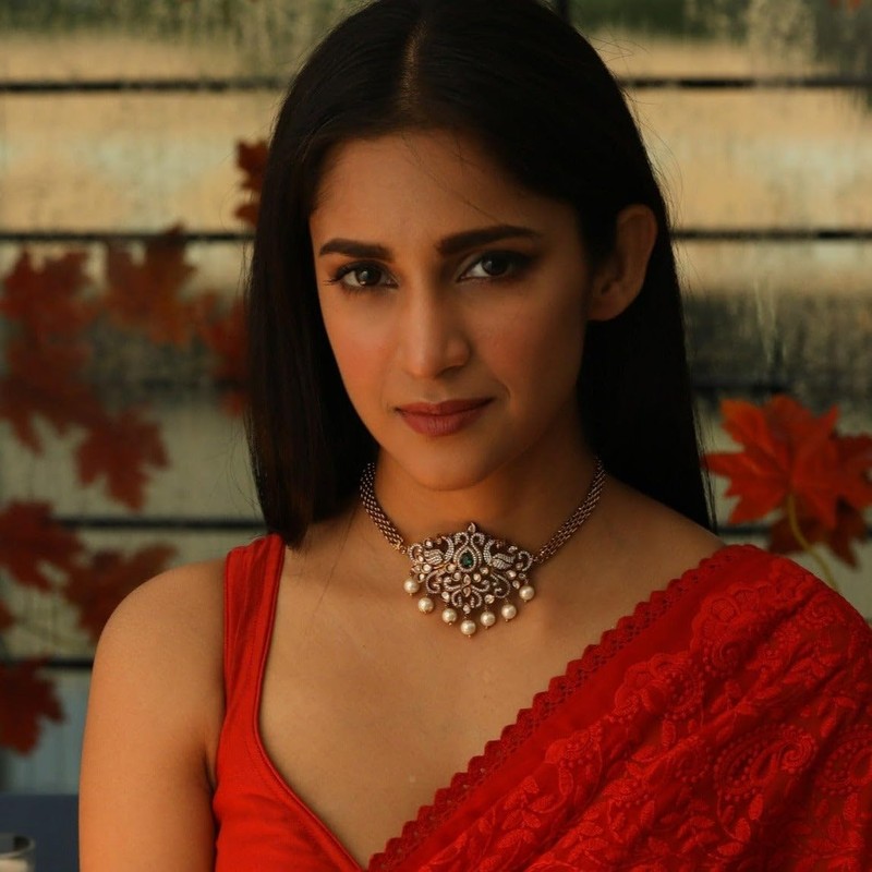 TARINIKA Brass Jean Nakshatra Mini Choker Necklace with Peacock Design