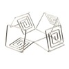 jojofuny 40pcs Square Memo Holders with Base Elegant Table Number