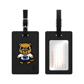 OTM Essentials Penn State University Faux Leather Luggage Tag, Durable Travel Accessories with Adjustable Strap and ID Card, Tokyodachi Classic