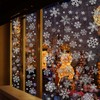 113 PCS Snowflake Window Clings Silver, GeeRic Winter Decorations 4