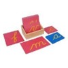 Kid Advance Montessori Lower Case Cursive Sandpaper Letters w/Box