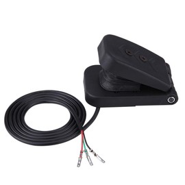 Variable Speed Pedal Electric Throttle Pedal Foot Switch Accessory,Black Plastic ATV Foot Accelerator Throttle Speed Control Brake Pedal