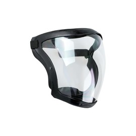 Tabanzhe Anti-fog Full Face Shield-Protective Head Cover Reusable Transparent Safety Face Mask Adjustable Universal Faceshields Guard for Men Women Eyes Face Protection(Black)