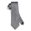 HISDERN Extra Long Polka Dots Tie Handkerchief Men's Necktie &