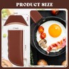 Baderke 4 Pcs Leather Cast Iron Handle Cover Handmade Leather