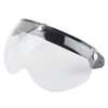 VCOROS Universal Motorcycle Retro Pilot-Style Standard 3 Snap-Button Visor Flip