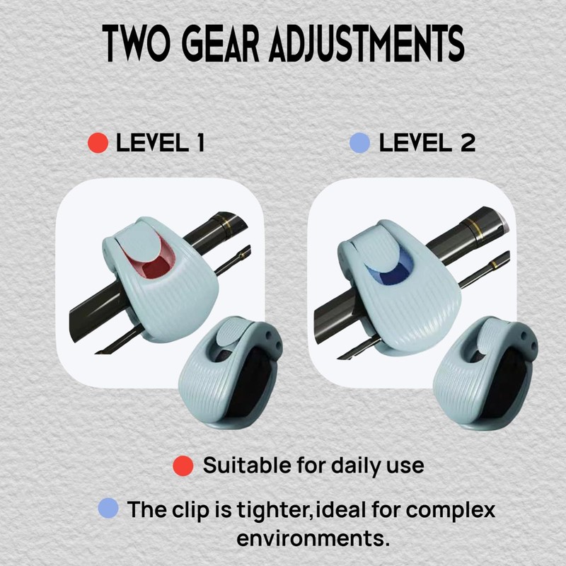 Multifunctional Rod Holder - Portable Takedown Fishing Rod Clips for