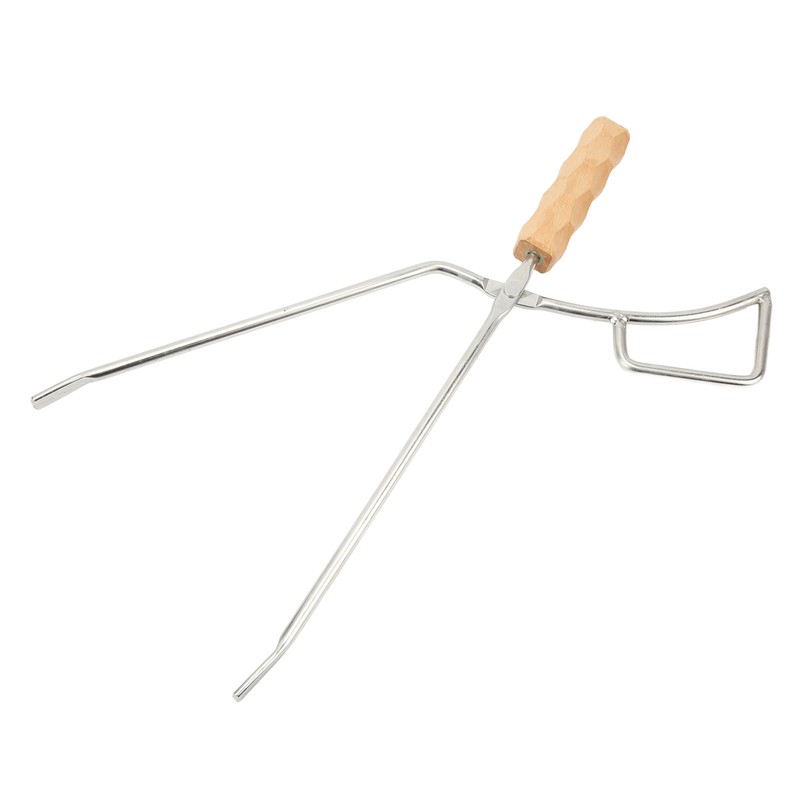 Fire Pit Tongs Heavy Duty Stainless Steel Lengthen Widen Thicken