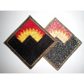 ORIGINAL WWII US ARMY WESTERN DEFENSE COMMAND PATCH