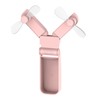 Folding Electric Fan Double Headed Portable Handheld Mini USB Fan