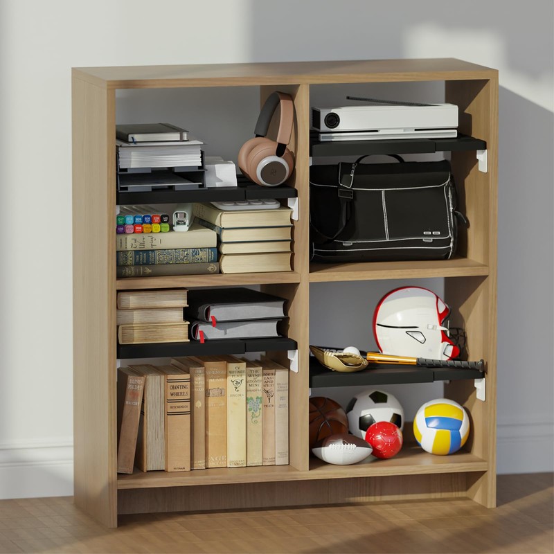 Booche Adjust-A-Shelf Locker Shelf, Extends to Fit Your Locker, Easy