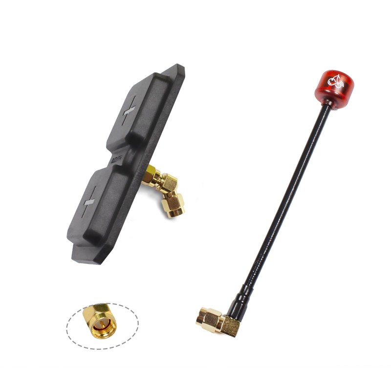 RUSHFPV FPV Goggles Antenna RHCP Range 5.8g Dual-Unit Patch Antenna