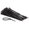 Perel Nylon Cable Ties Set 4.6 x 200 mm Black