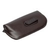 Large Soft Syn.Leather Slip-in Case w/Clip Safety Eyewear Brown 7.25"