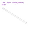 DMiotech 2pcs 9mm x 15mm (0.35" x 0.6") Clear Acrylic