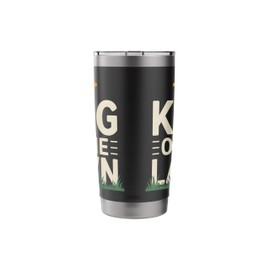 King of the lawn, lawn mower operator, gardener Stainless Steel Insulated Tumbler