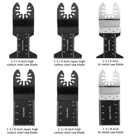 20Pcs Oscillating Saw BladesSet, Multitool Blades Wood Metal Cutting Blades Set Quick Release Saw Blades for Makita Fein Multimaster Porter Bosch Milwaukee Dremel Etc