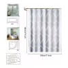 THE9SHOP Cortina De Baño Lavable 180x180cm, Impermeable, Con Ganchos