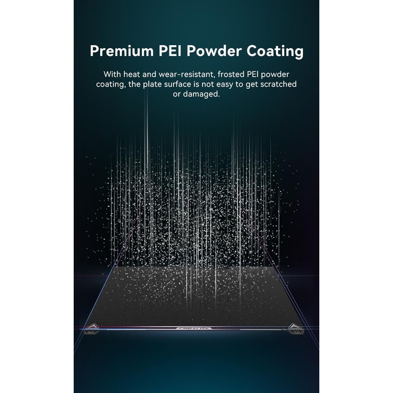 Creality Upgraded K2 Plus PEI Frosted Build Plate Kit (370