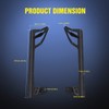 Nilight Windshield Frame Mounting Bracket for 52” LED Light Bar