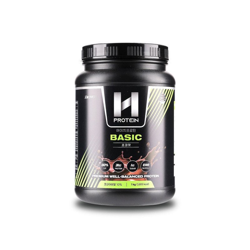 Today's Body 에이치프로틴 베이직 단백질보충제 단호박맛 1000g 제로당 고단백 식물성프로틴