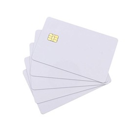 YARONGTECH (Pack of 10) White sle4442 Contact Chip PVC Smart Card