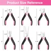 WORKPRO 6Piece Mini Plier Set Needle Nose Long Nose Bent