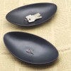 TAIHE Oval Key Tray, Jewellery Tray, Black Decorative Bowl, Tray,