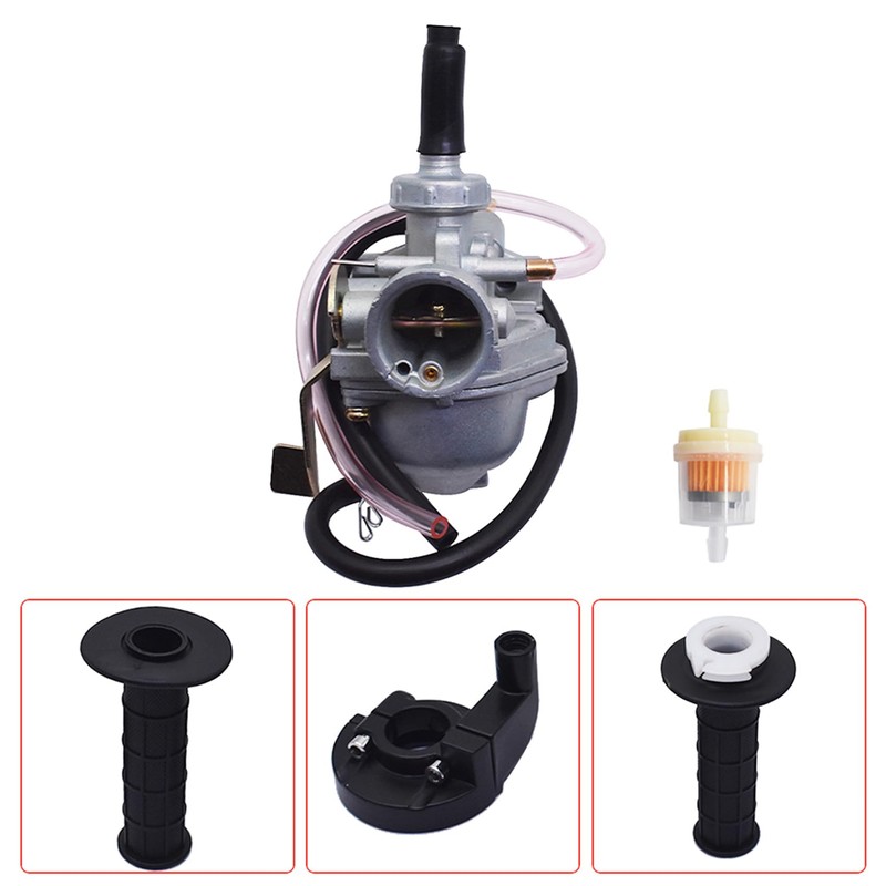 labwork Carburetor and 7/8" Handle Grip Bar and Throttle Cable
