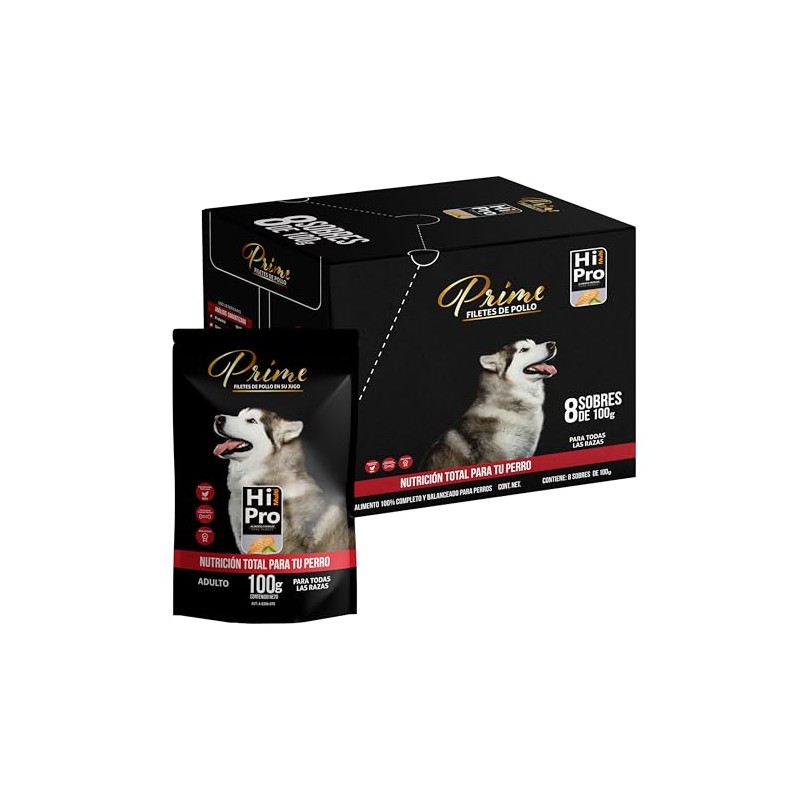 Alimento Húmedo para Perro HI MULTIPRO Prime (Caja con 8