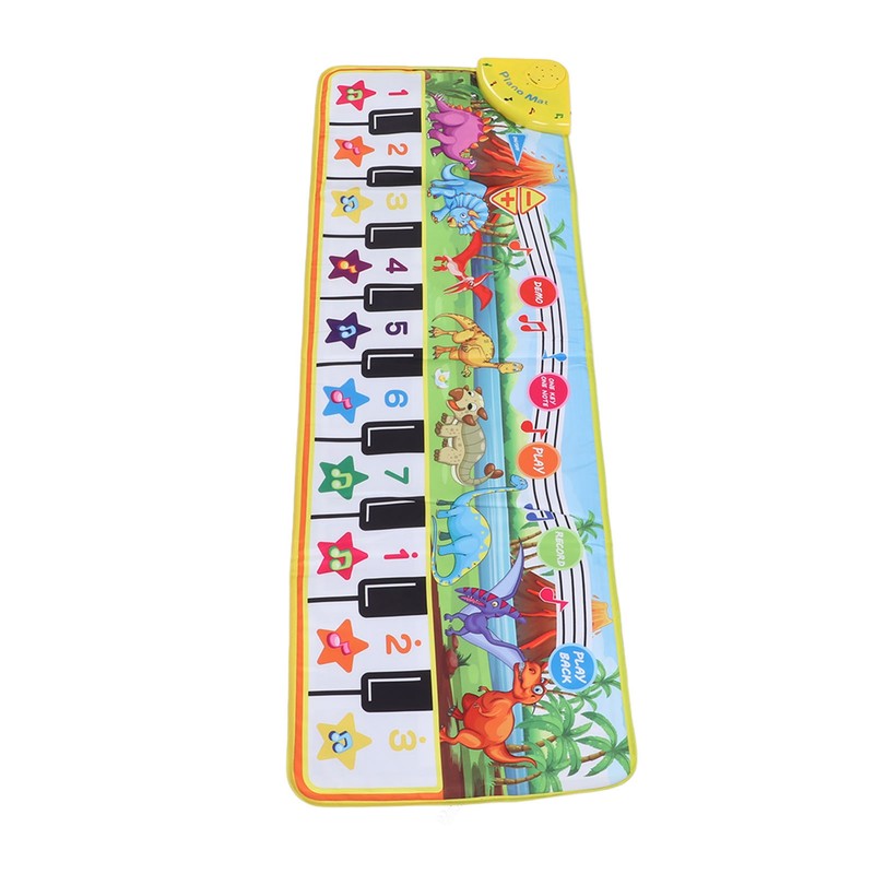 Baby Piano Keyboard Mat Improve Coordination Folding Educational Baby Musical