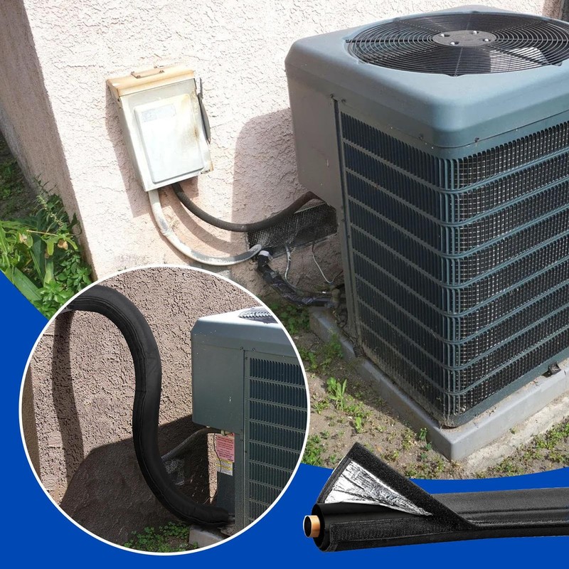 Pipe Insulation Wrap - Copper Pipe Insulation Cover | 3-Layer