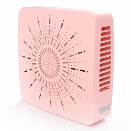 4-in-1 Portable Air Purifier HEPA Filter, Aroma, Ionizer & Mini Fan – USB-C Desktop Air Cleaner for Smoke, Pollen, Dander, Odors – 5 Colors for Bedroom, Office, Baby, Pets, Travel (Blush Pink)