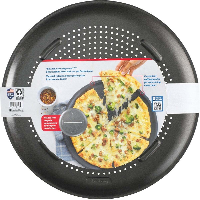 PIZZA PAN BLACK 15.75"D