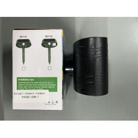 2025 Solar Ultrasonic Animal Repellent Sonic Fortress Pro Deer Repellent Rabbit Repeller Raccoon Squirrel Deterrent with Motion Sensor to Keep Cat Dog Fox Skunk Out of Garden Yard(1Pack)