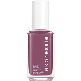 Essie expressie, Quick-Dry Nail Polish, 8-Free Vegan, Mauve Purple, Get A Mauve On, 0.33 fl oz