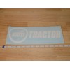 KIOTI TRACTOR White Vinyl Emblem Decal Sticker 12" KI19A-A107