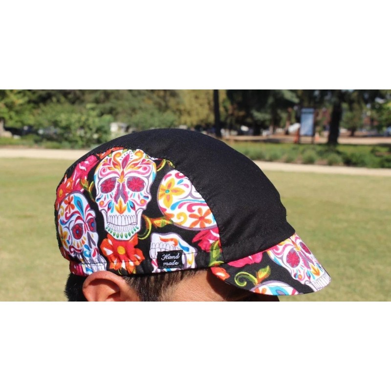 "Handmade" CYCLING CAP SKULL SUGAR HANDMADE ANY SIZE