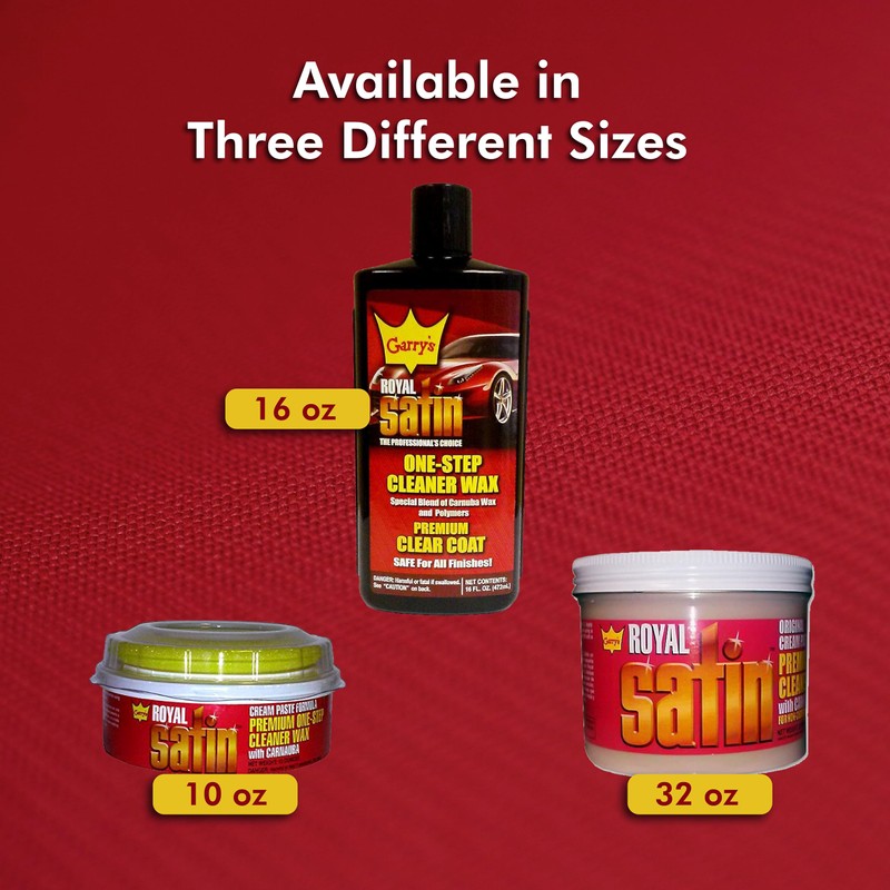 Experience Brilliance and Protection with Garry's Royal Satin One Step