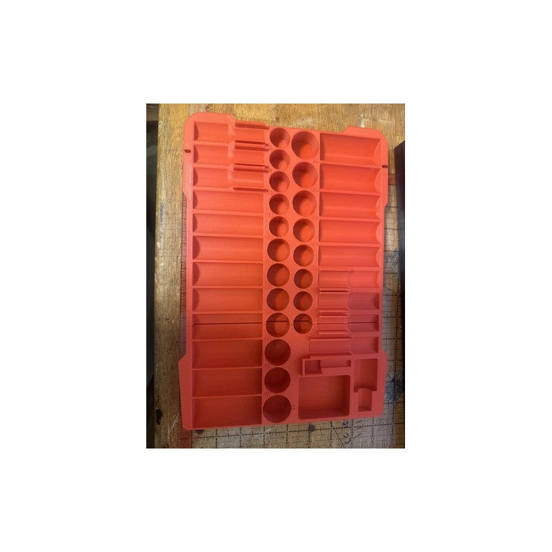 Milwaukee 3/8 inch 43 pc Impact Socket Packout Tray (Insert