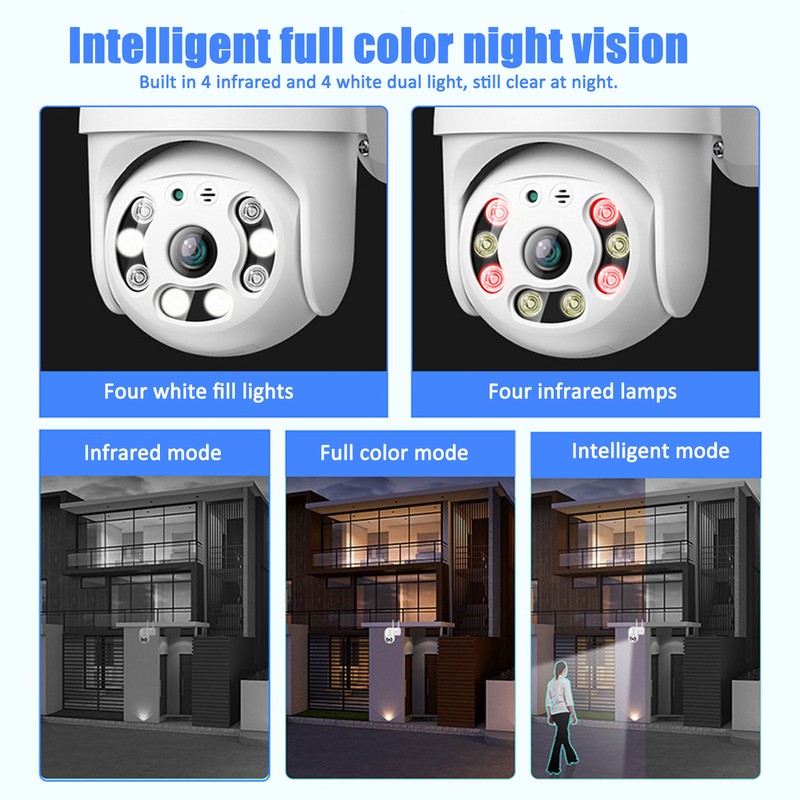 Outdoor Water Proof Camera Angle Adjustable HD 1080P 2 Way