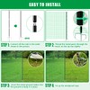 Temporary Fence with Posts, 36" x 50' Plastic Garden Fence