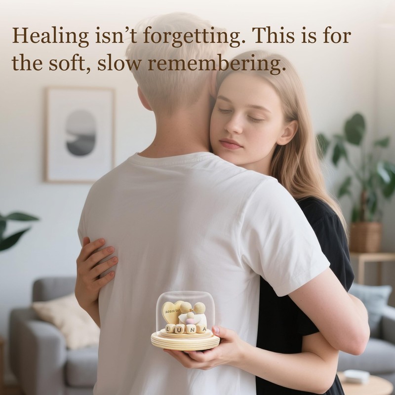 DIY Miscarriage Gifts for Mothers Glass and Wooden Box Miscarriage