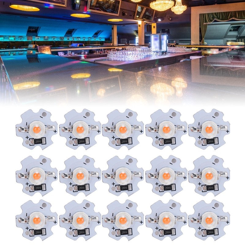 25Pcs 5V LED Chips 200LM 3W High Power LED Lamp