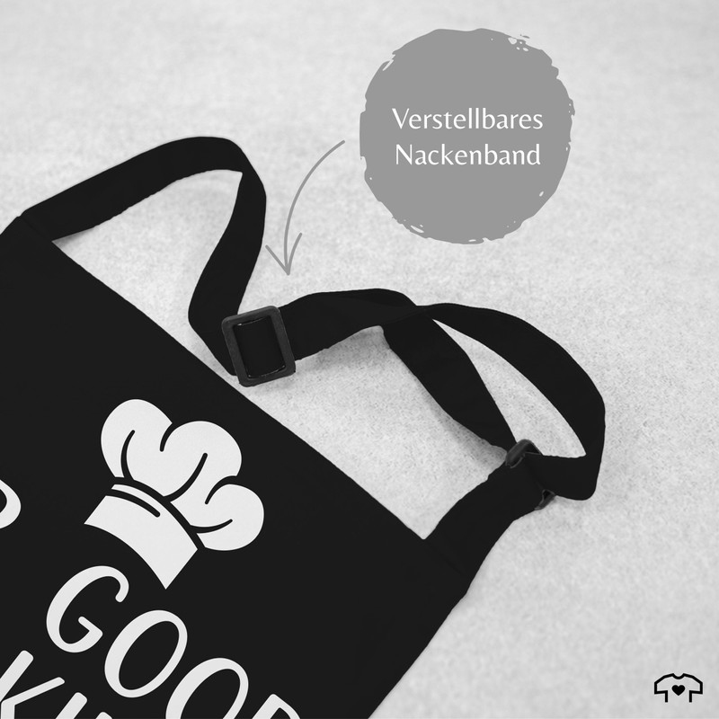 Pixaro Men's Cooking Apron - Men's Apron Adjustable Apron Black
