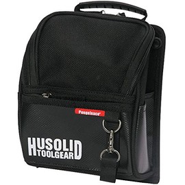 Penguin Ace HT-005 Hugh Solid Tool Gear Waist Bag with Lid L Black