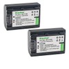 Kastar NP-FV50 Battery 2 Pack for Sony NP-FV30 NP-FV40 NP-FV50