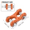 Leero 4 Pack 5/16" Double Clevis Link, G70 Chain Repair