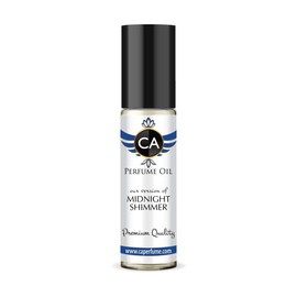 CA Perfume Impression of M. Kors Midnight Shimmer For Women Replica Fragrance Body Oil Dupes Alcohol-Free Essential Aromatherapy Sample Travel Size Concentrated Long Lasting Roll-On 0.3 Fl Oz/10ml